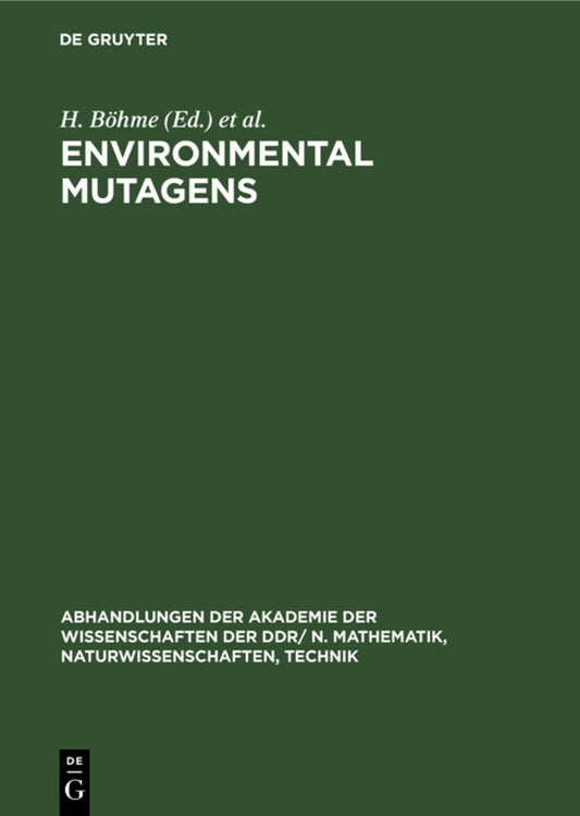Environmental Mutagens