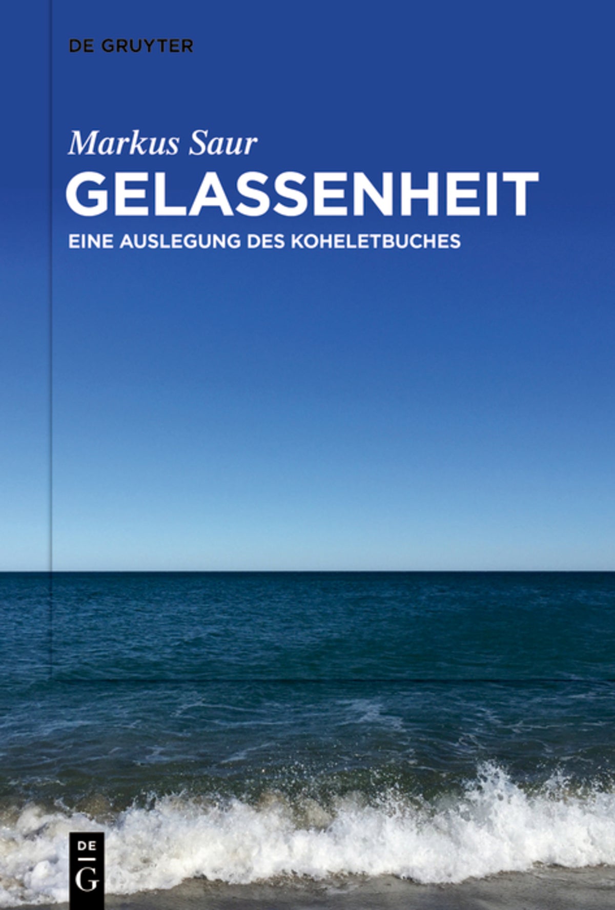 Cover image for Gelassenheit ISBN 9783112215265