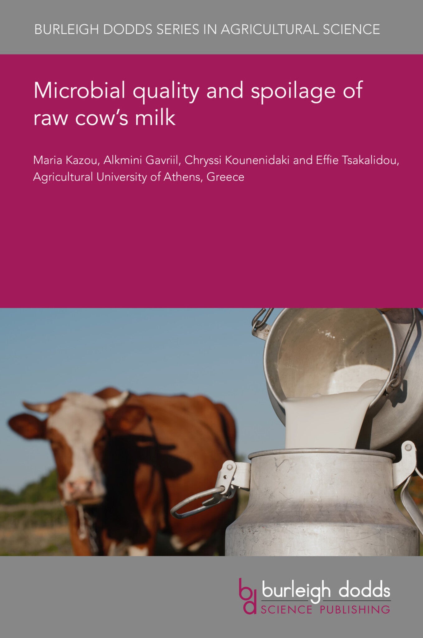 Cover image for Microbial quality and spoilage of raw cow’s milk ISBN 9781801464475