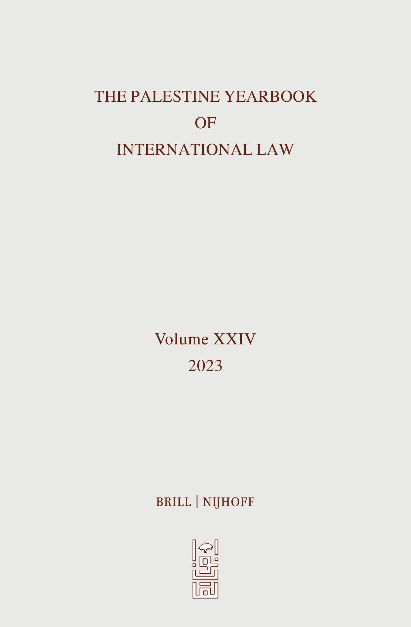 Palestine Yearbook of International Law (2023)