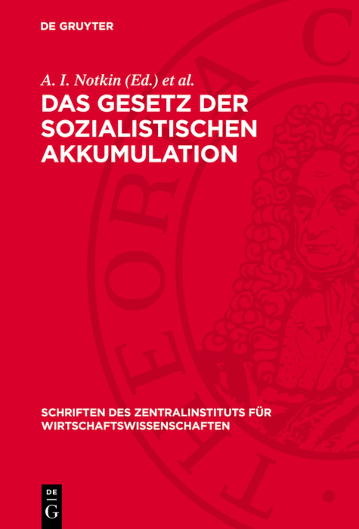 Cover image for Das Gesetz der sozialistischen Akkumulation ISBN 9783112727843