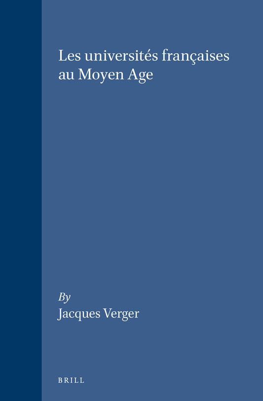 Les universités françaises au Moyen Age
