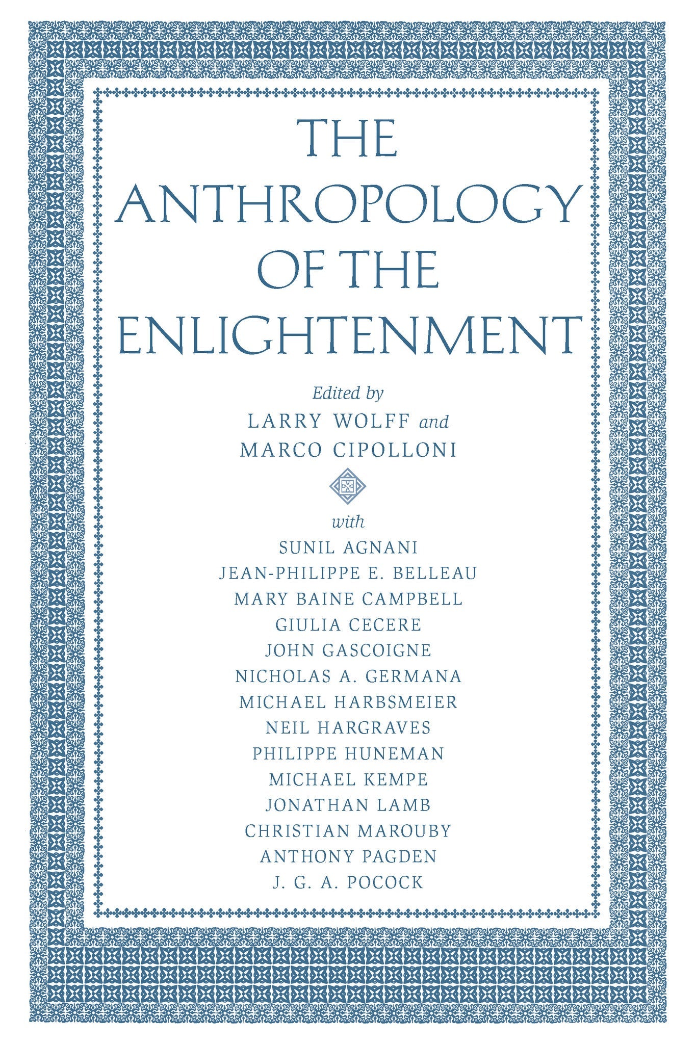 Cover image for The Anthropology of the Enlightenment ISBN 9780804752022