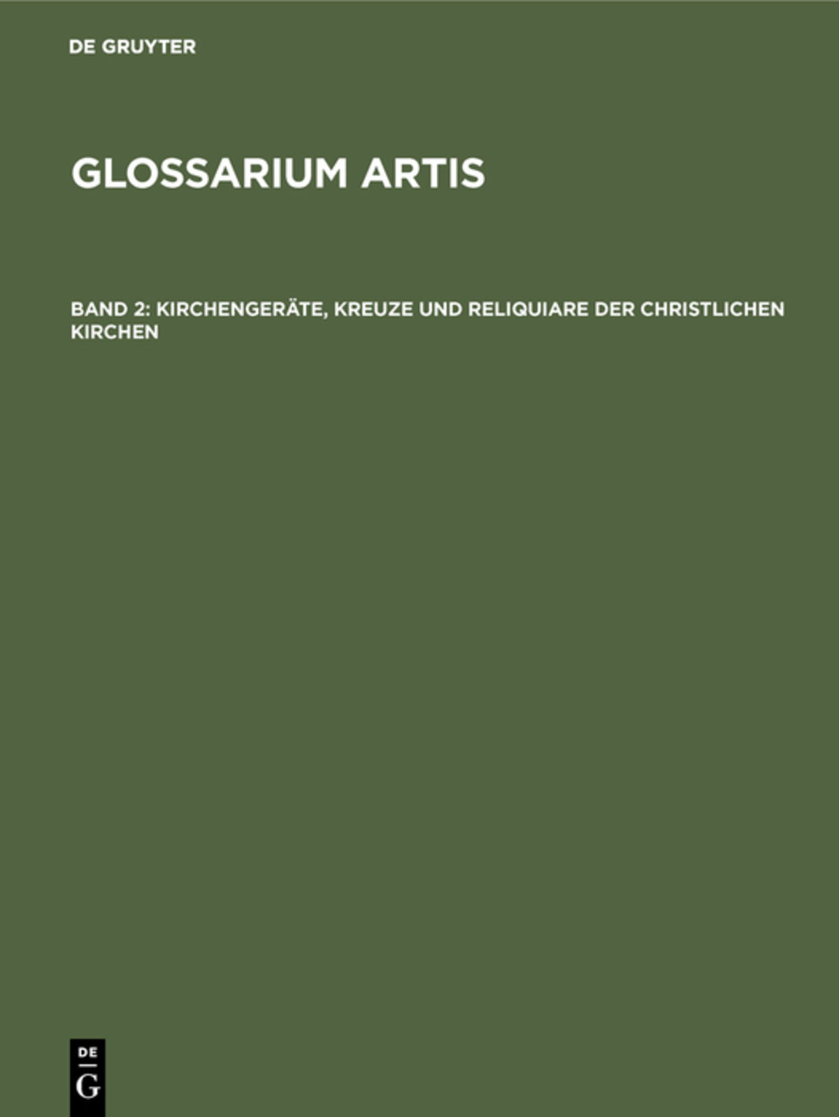 Cover image for Kirchengeräte, Kreuze und Reliquiare der christlichen Kirchen ISBN 9783598110795