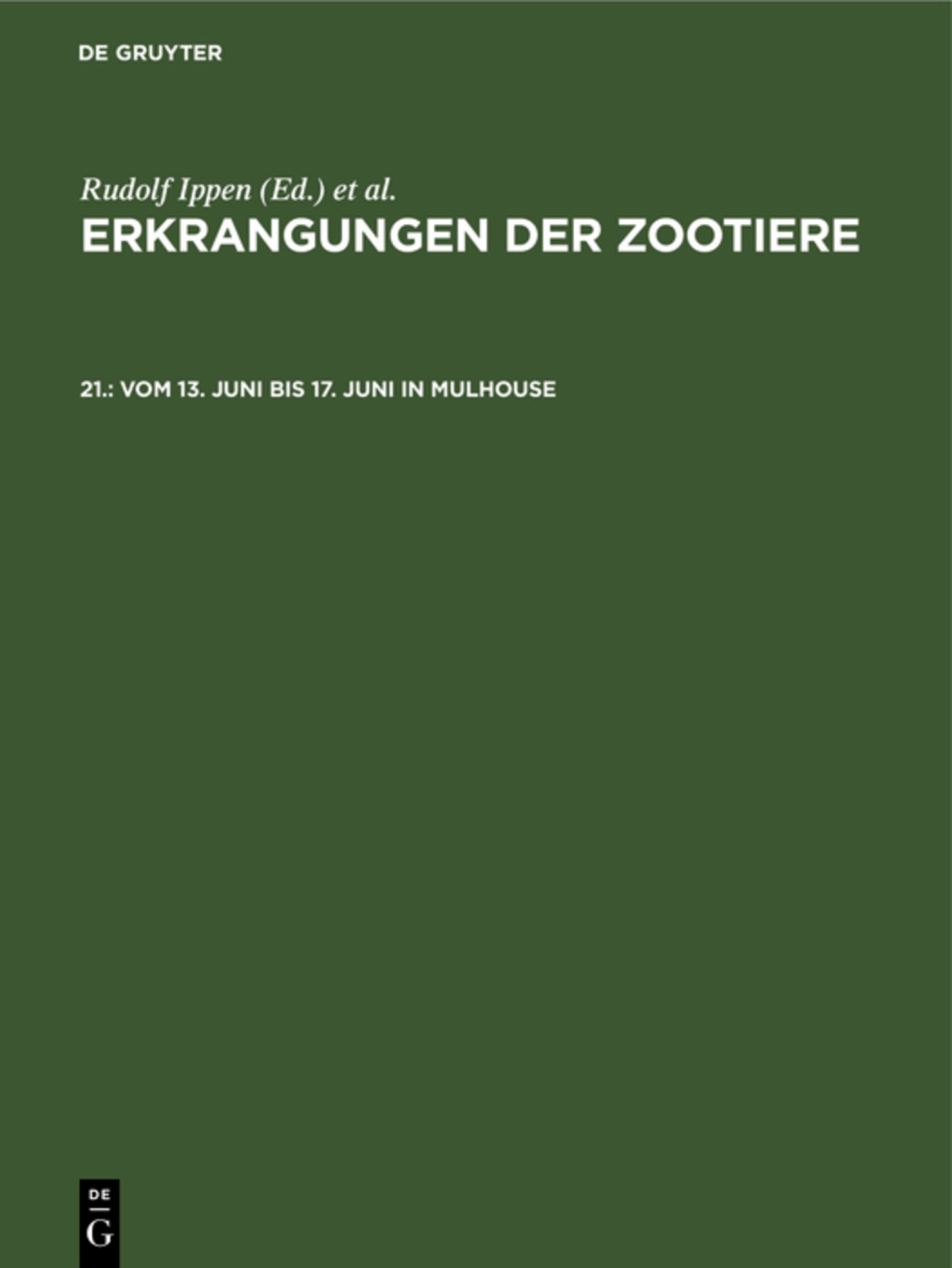 vom 13. Juni bis 17. Juni in Mulhouse