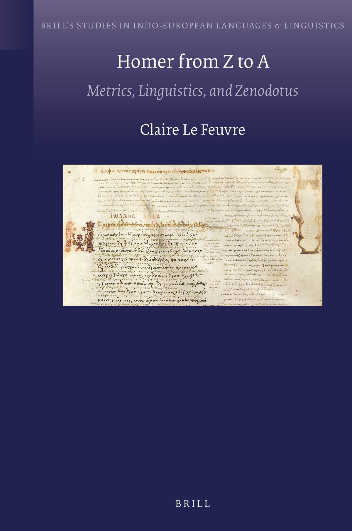 Cover image for Homer from Z to A ISBN 9789004522336