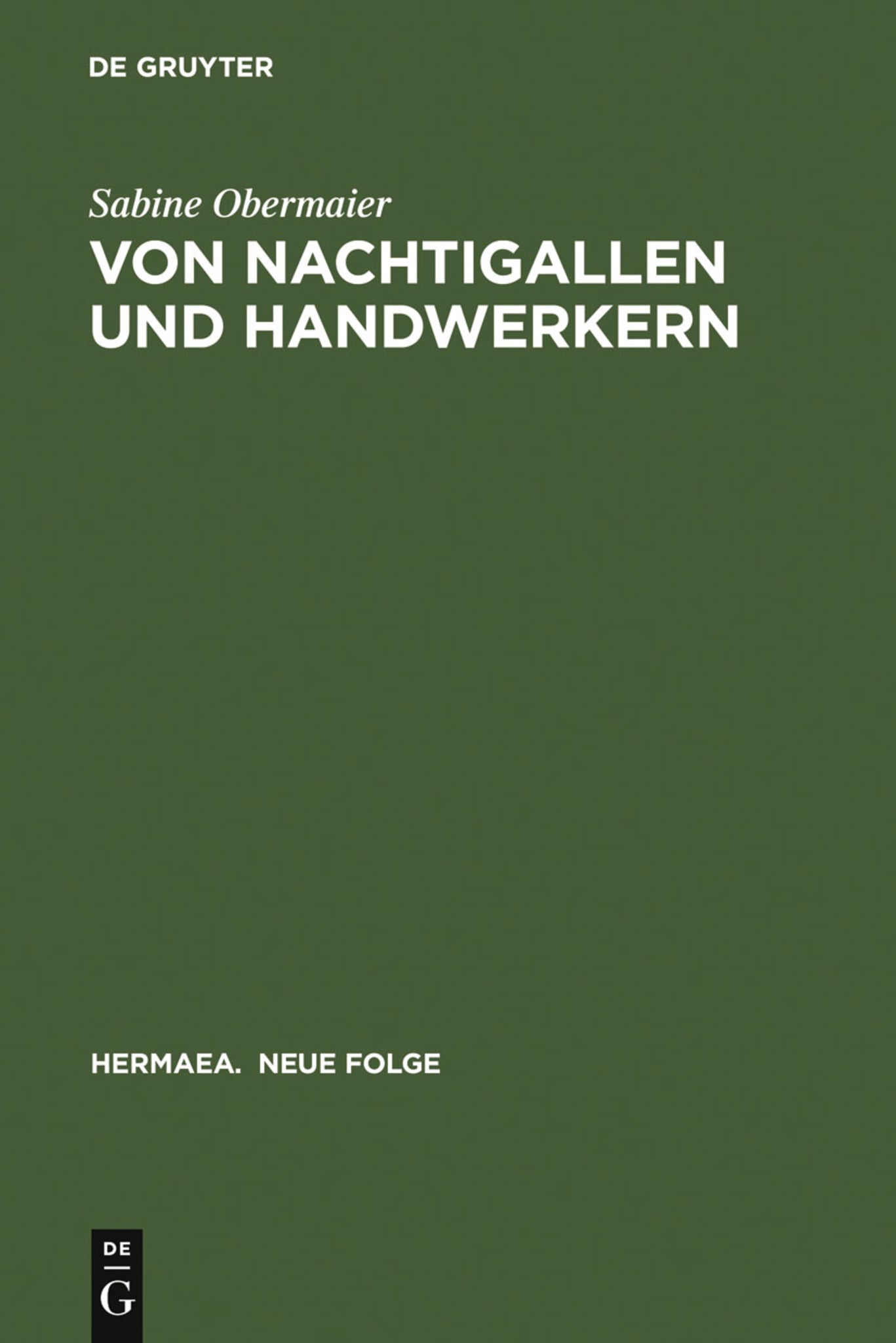 Von Nachtigallen und Handwerkern