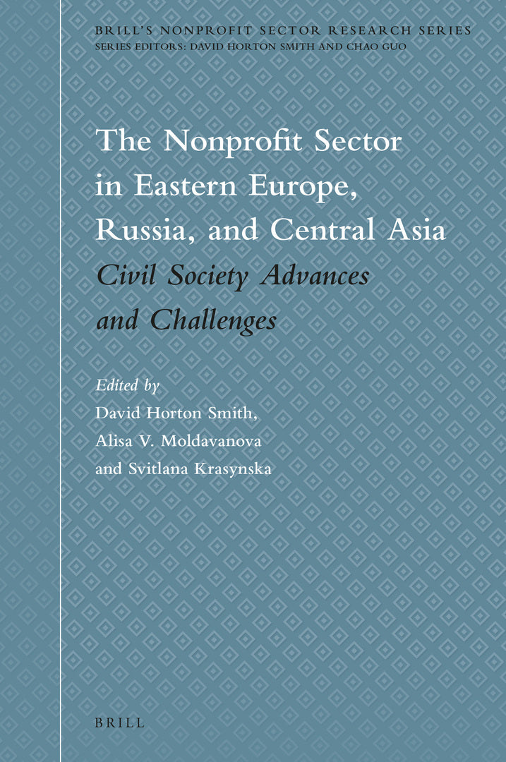 Cover image for The Nonprofit Sector in Eastern Europe, Russia, and Central Asia ISBN 9789004380615