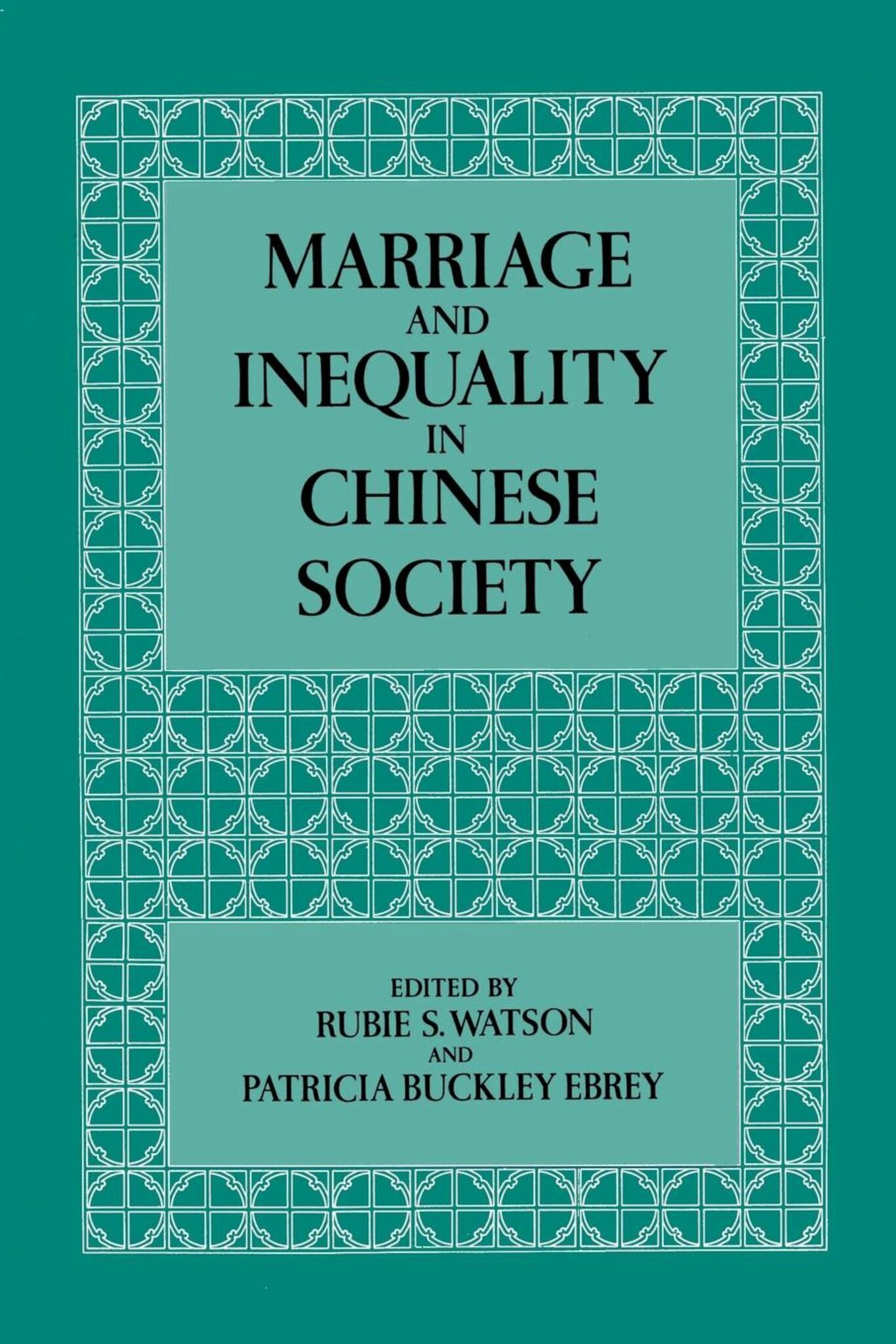 Marriage and Inequality in Chinese Society