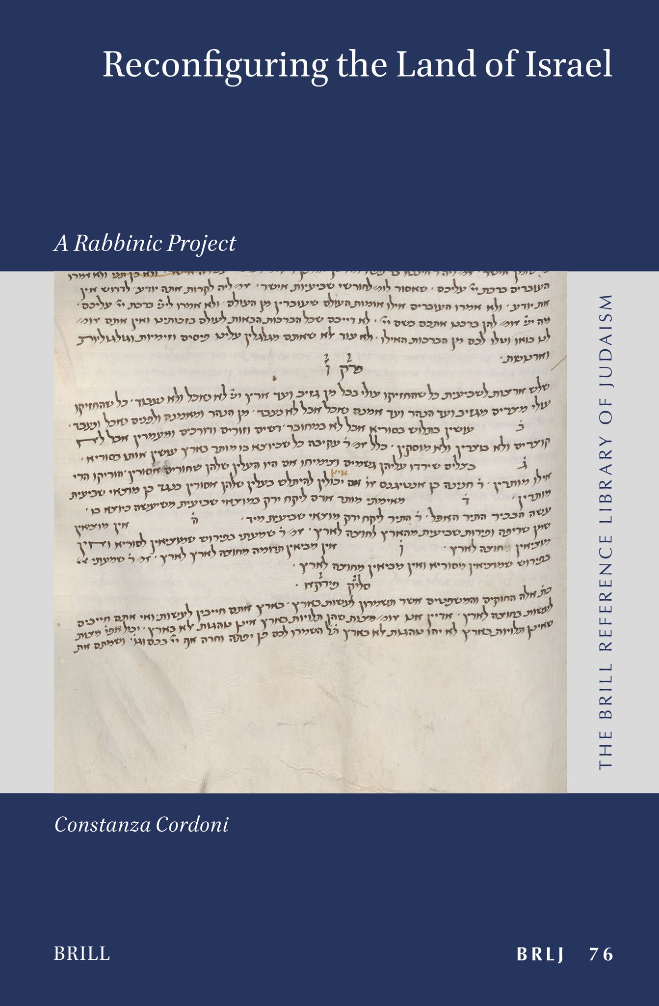 Cover image for Reconfiguring the Land of Israel ISBN 9789004696754