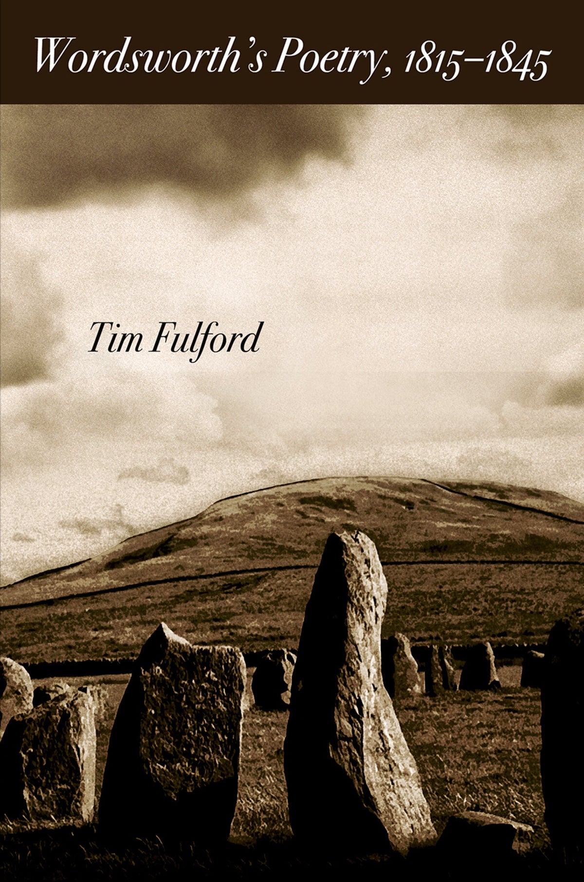 Cover image for Wordsworth's Poetry, 1815-1845 ISBN 9780812295788