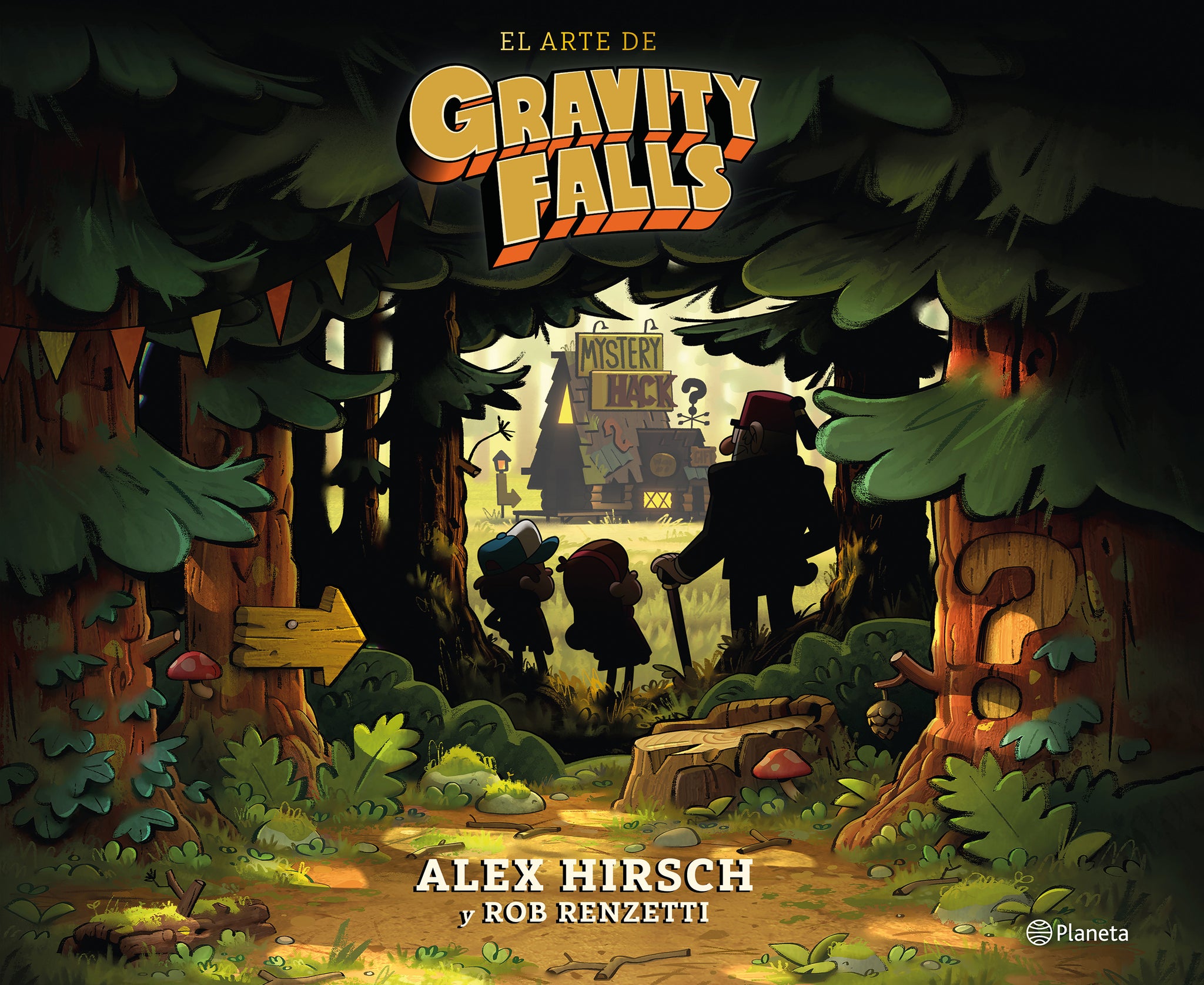 Cover image for El arte de Gravity Falls / The Art of Gravity Falls ISBN 9786073947923