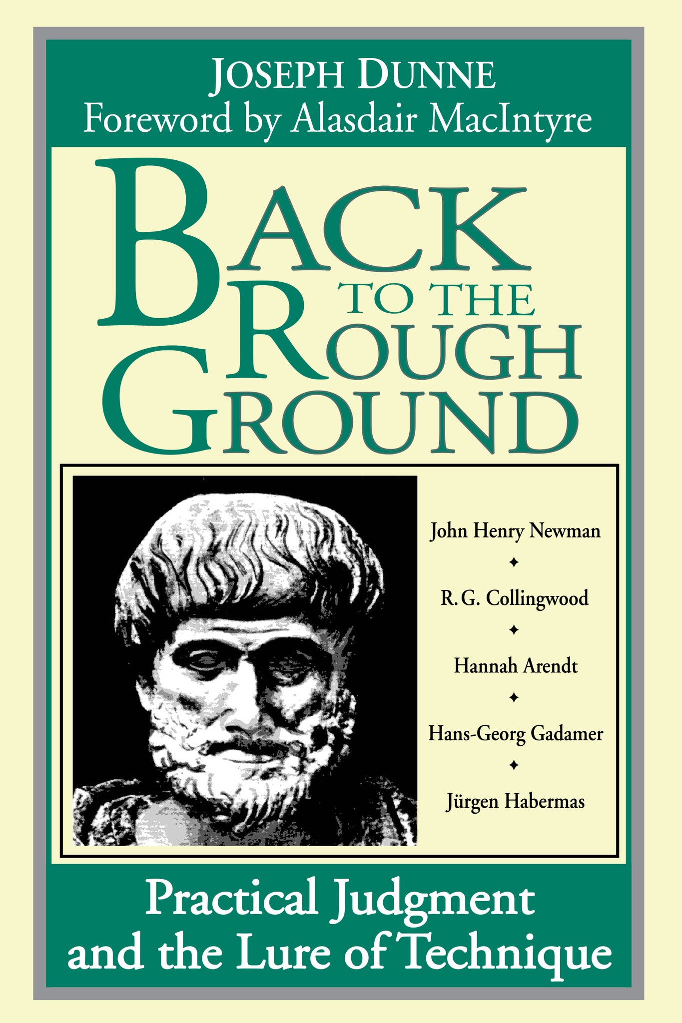 Cover image for Back to the Rough Ground ISBN 9780268007058