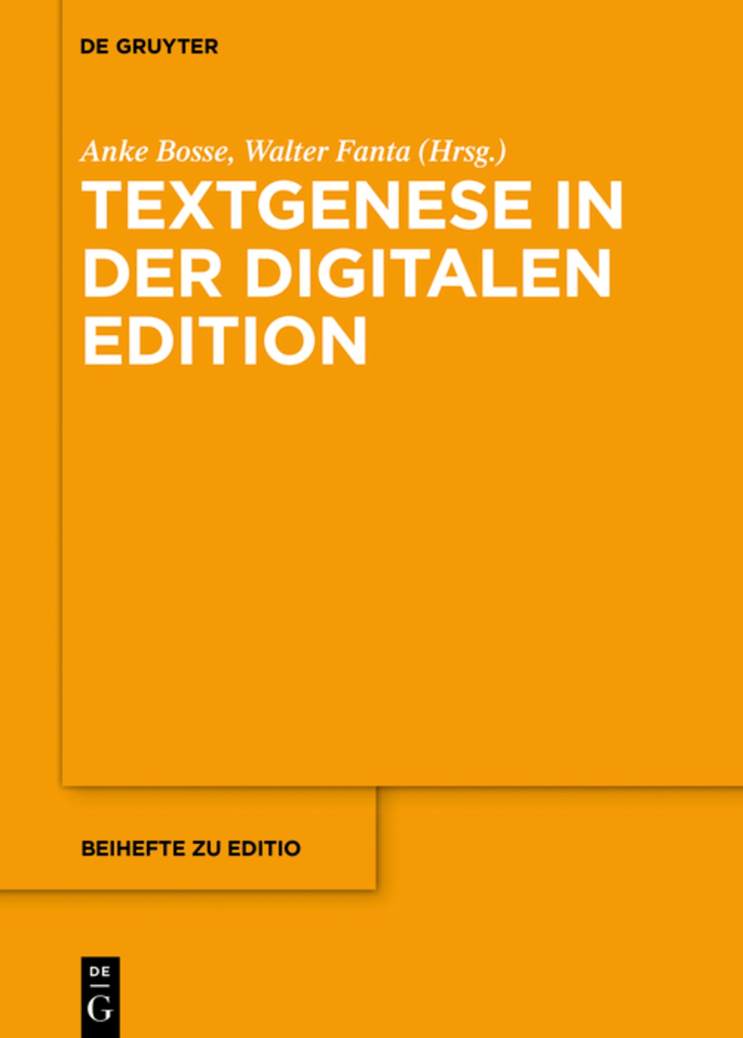 Textgenese in der digitalen Edition