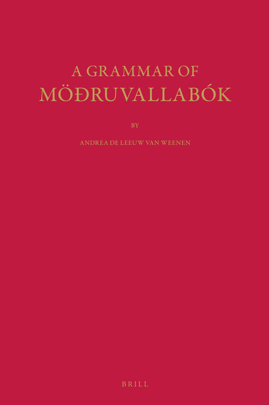 A Grammar of Möðruvallabók