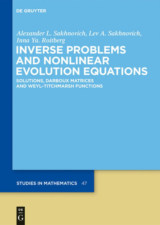 Inverse Problems and Nonlinear Evolution Equations