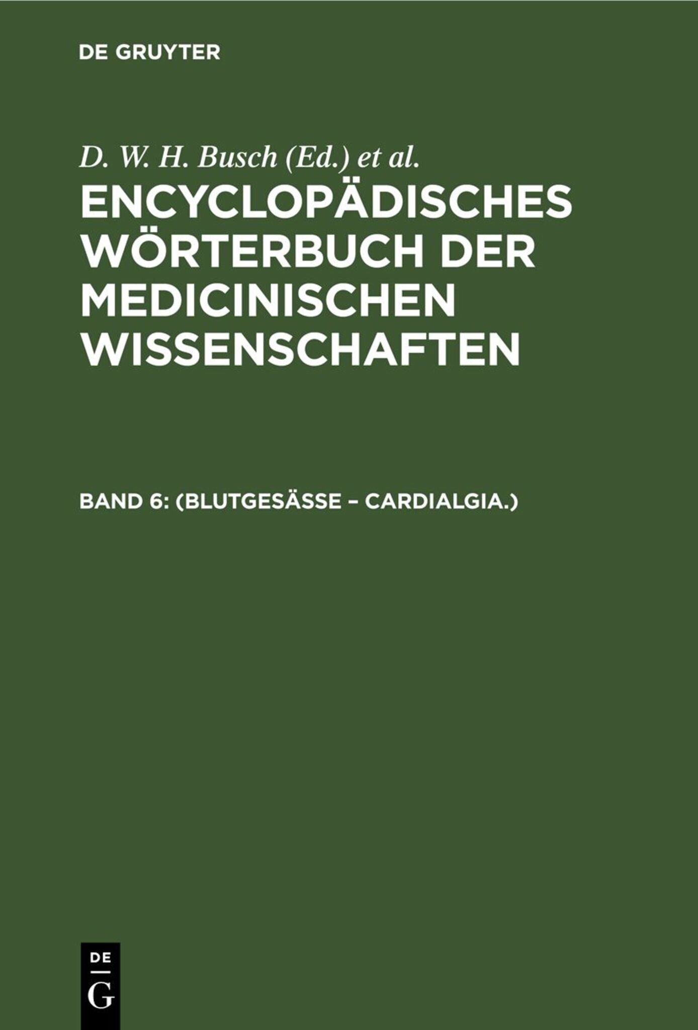 (Blutgesässe – Cardialgia.)