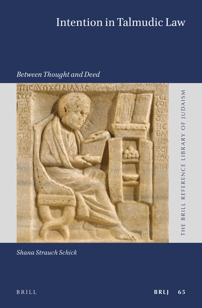 Cover image for Intention in Talmudic Law ISBN 9789004433038