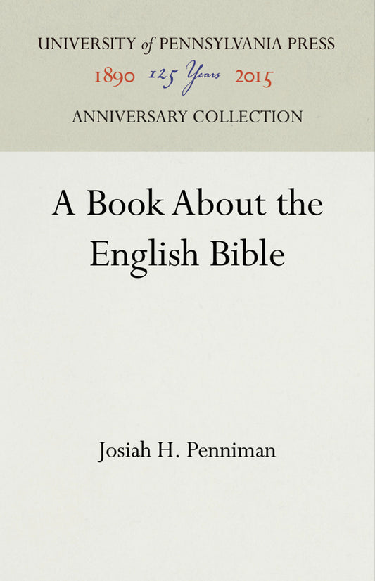 A Book About the English Bible