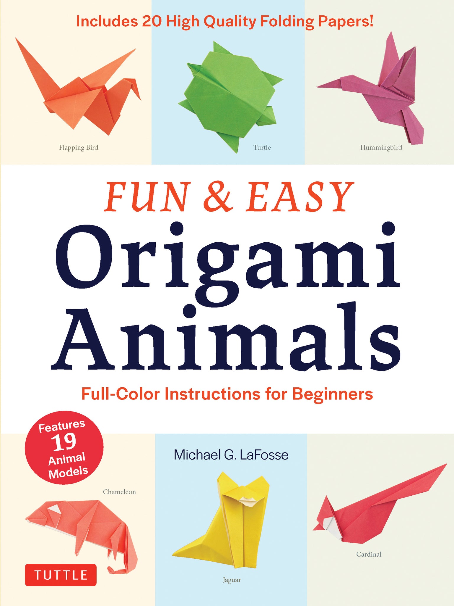Cover image for Fun & Easy Origami Animals ISBN 9780804851916