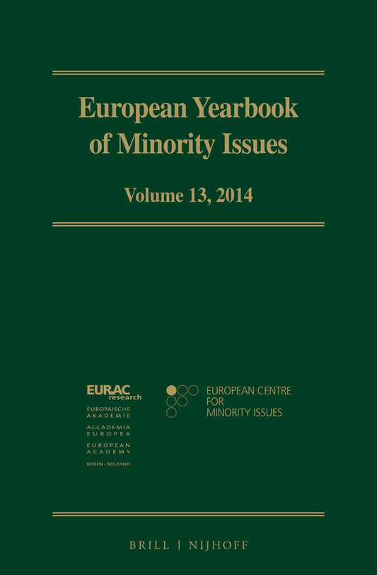 European Yearbook of Minority Issues, Volume 13 (2014)