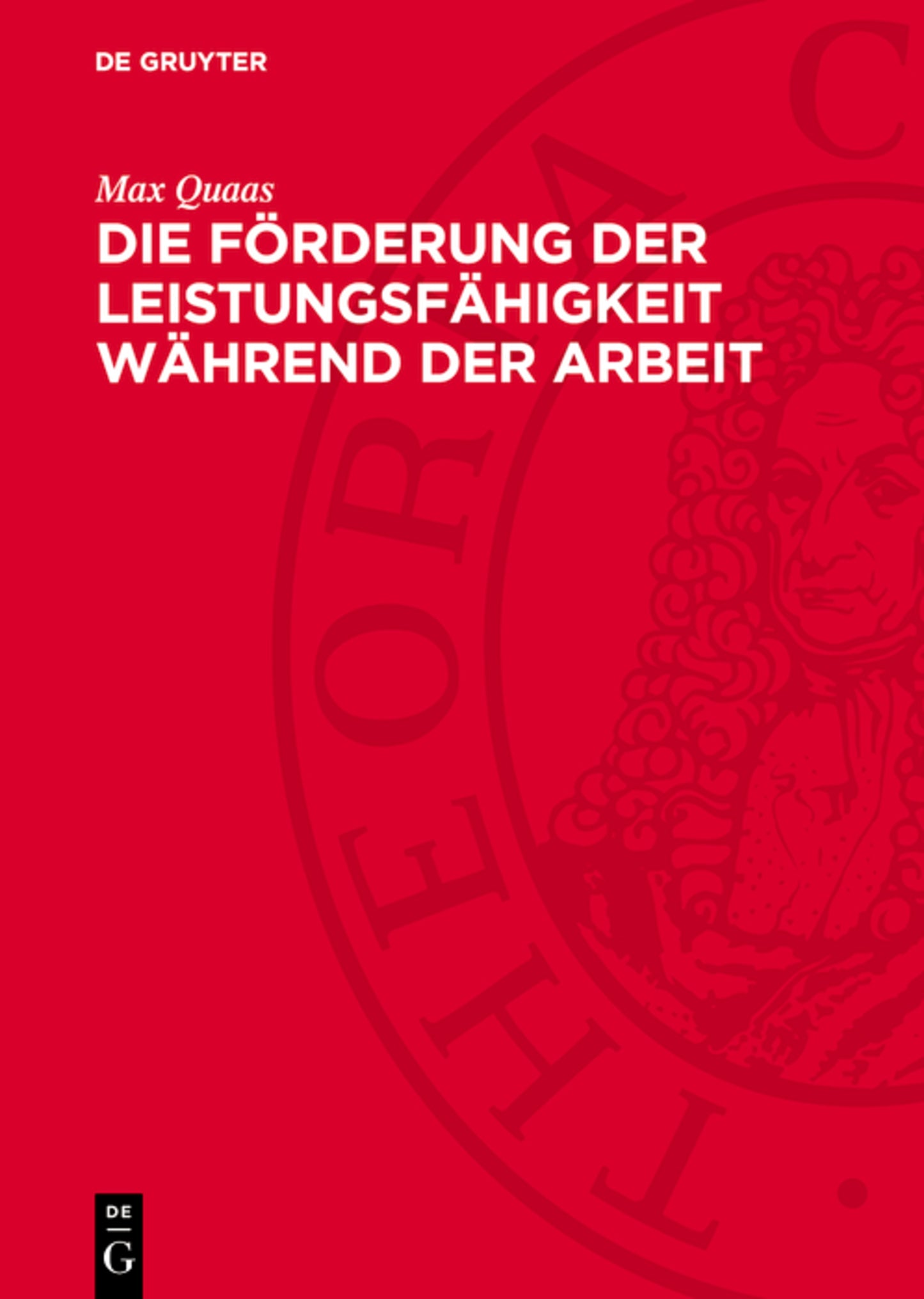 Die Förderung der Leistungsfähigkeit während der Arbeit