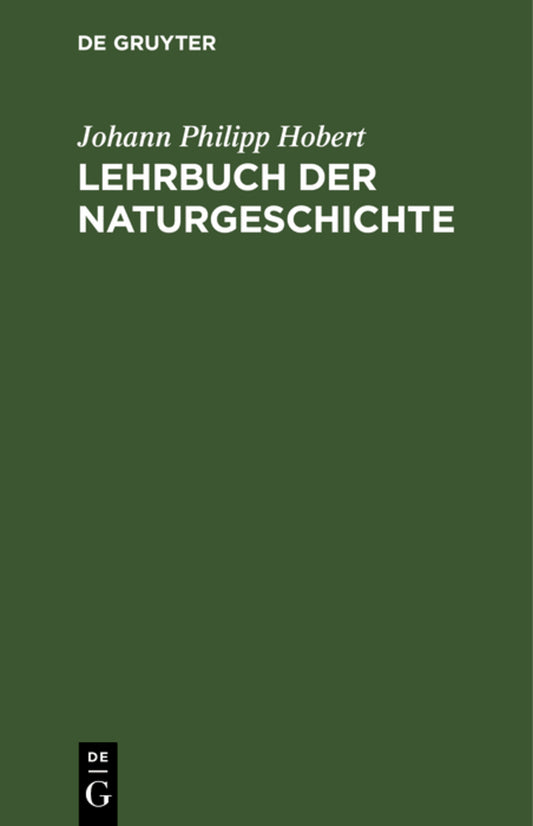 Lehrbuch der Naturgeschichte