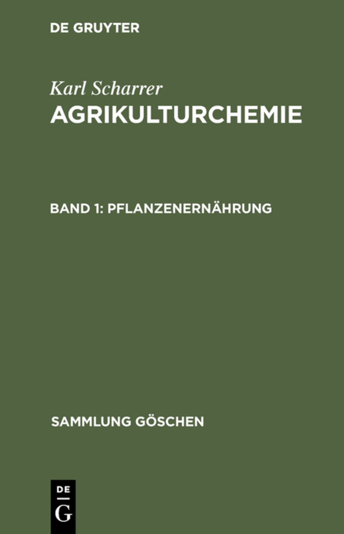 Pflanzenernährung