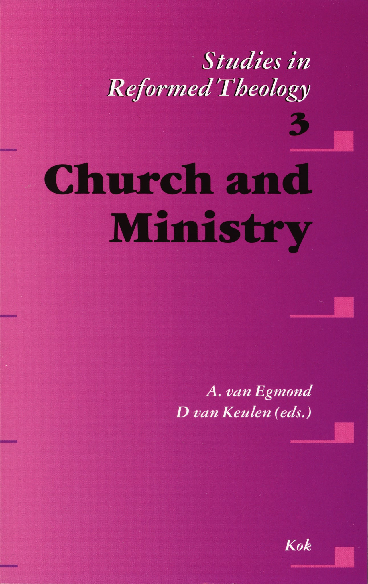 Cover image for Church and Ministry ISBN 9789043501262