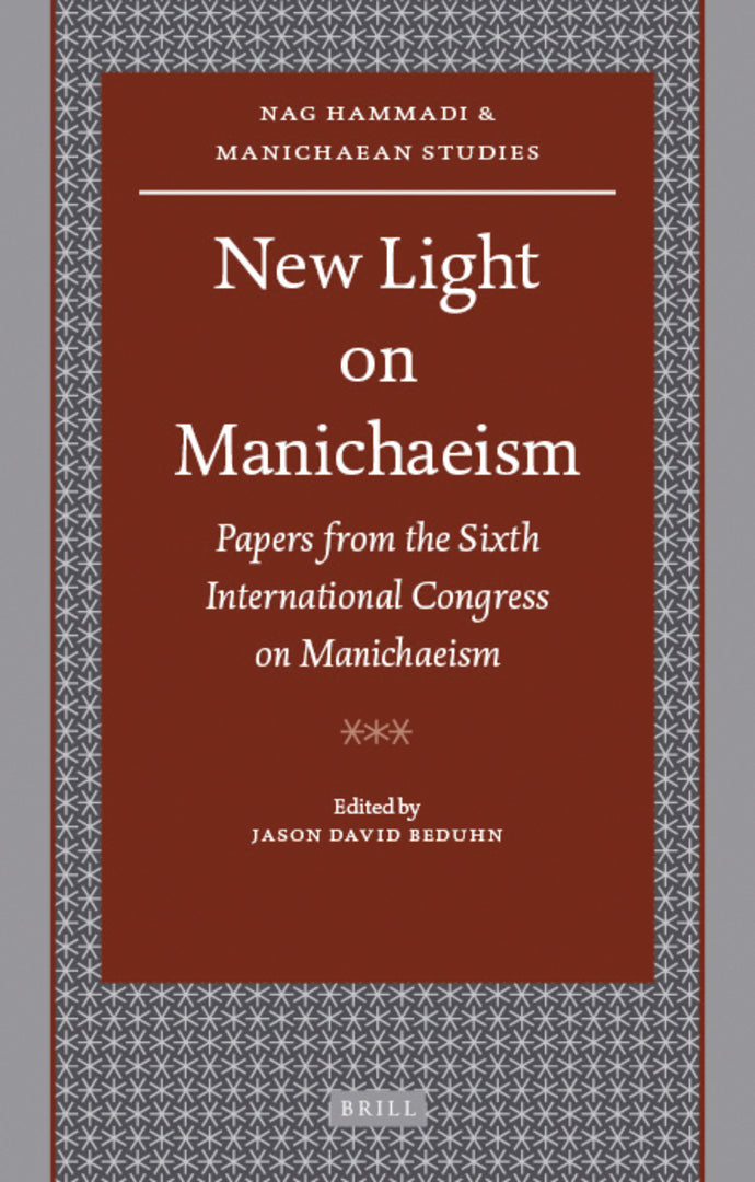 Cover image for New Light on Manichaeism ISBN 9789004172852