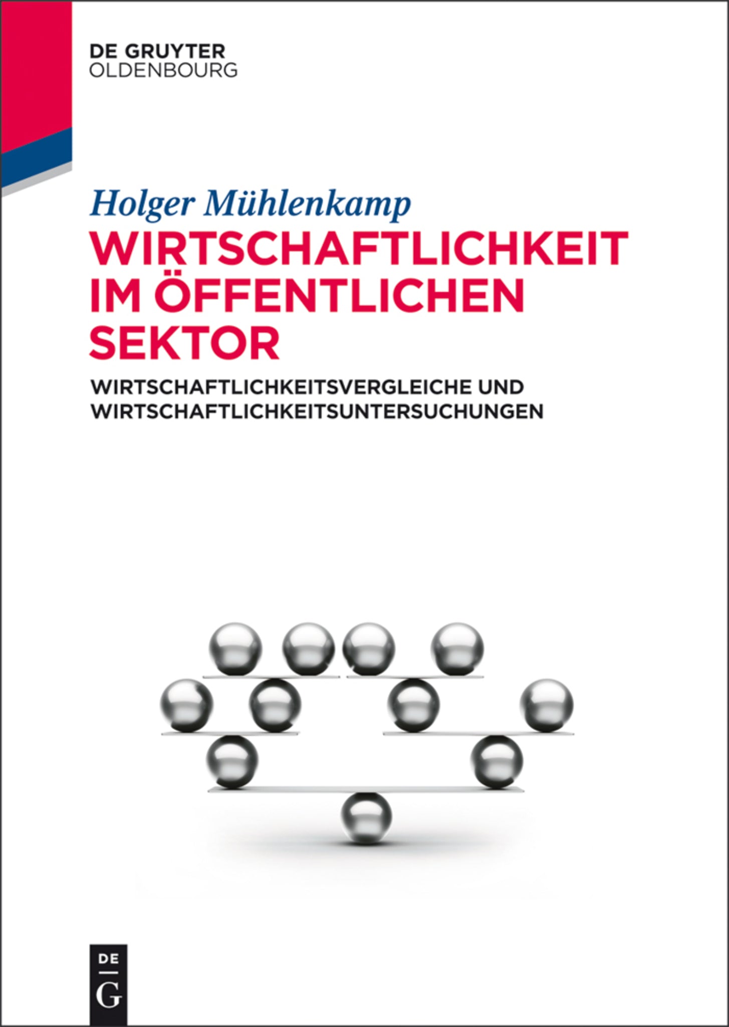 Cover image for Wirtschaftlichkeit im öffentlichen Sektor ISBN 9783110346657