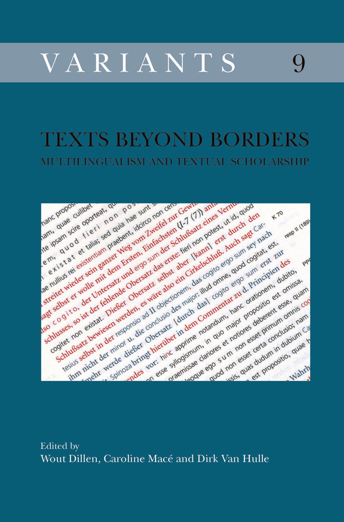 Cover image for Texts beyond Borders ISBN 9789042034938