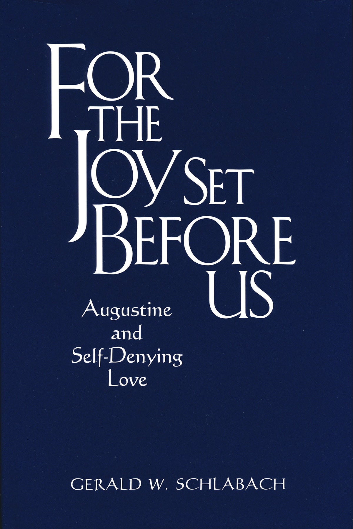 Cover image for For the Joy Set Before Us ISBN 9780268028589