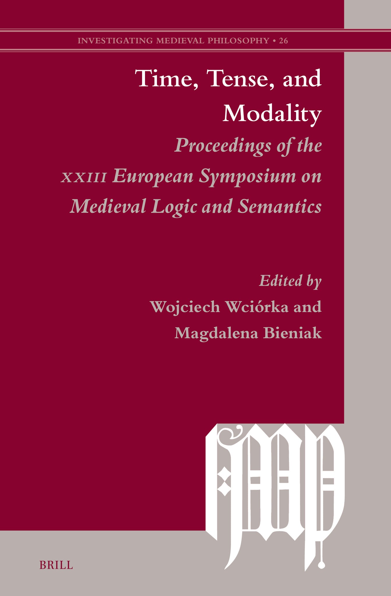 Cover image for Time, Tense, and Modality ISBN 9789004747159