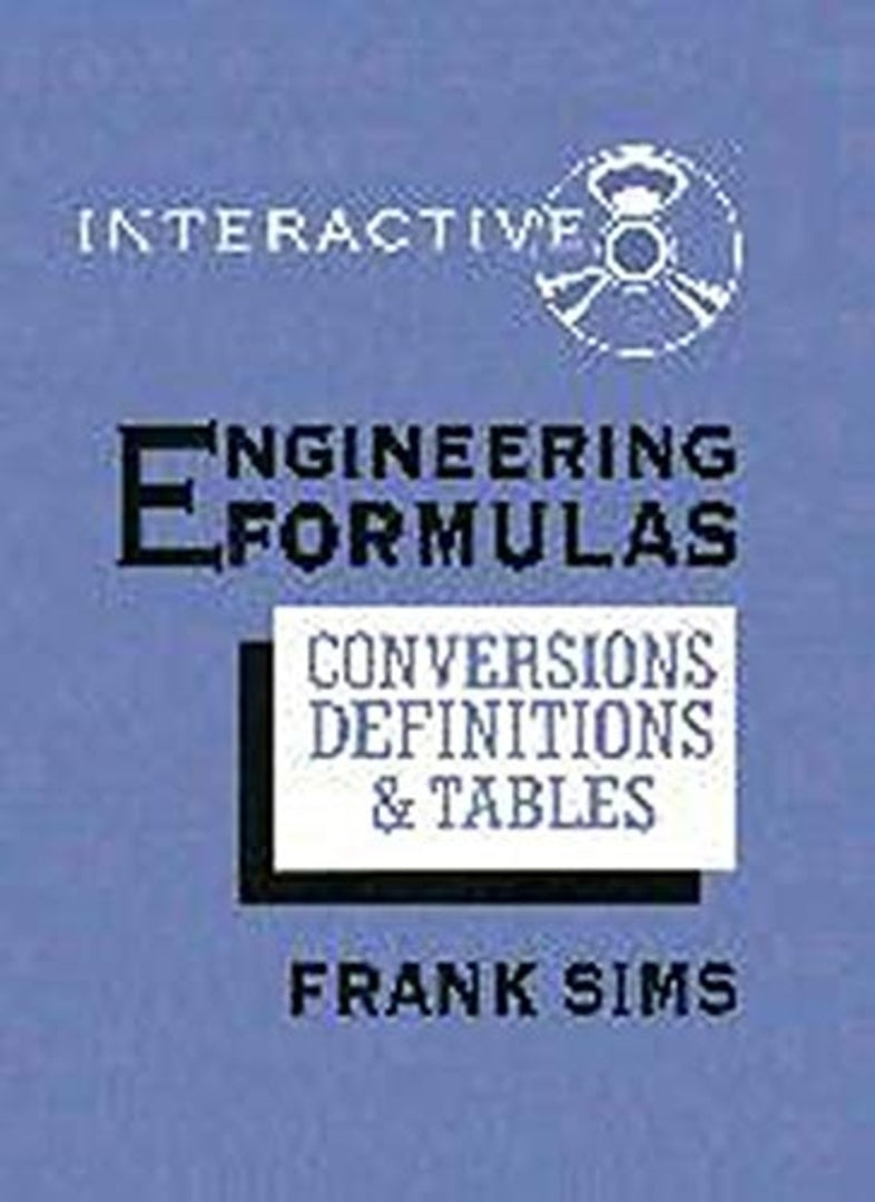 Cover image for Engineering Formulas: Conversions, Definitions & Tables ISBN 9780831130879