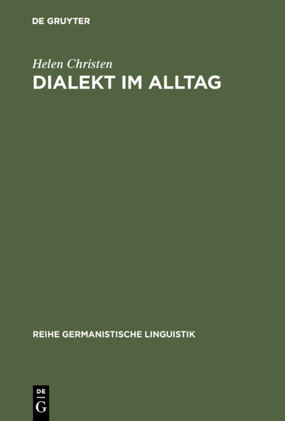 Dialekt im Alltag