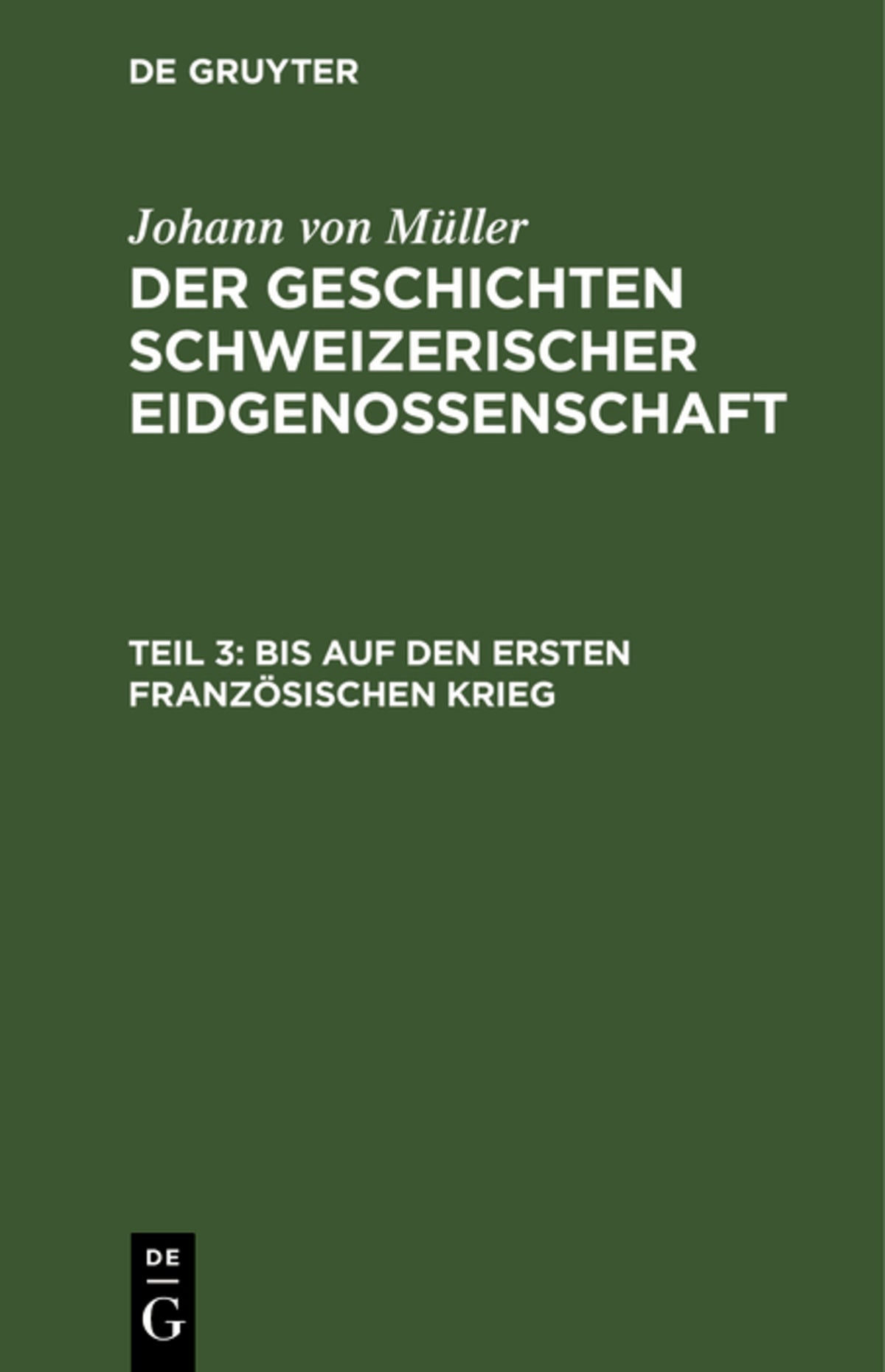 Bis auf den ersten Französischen Krieg