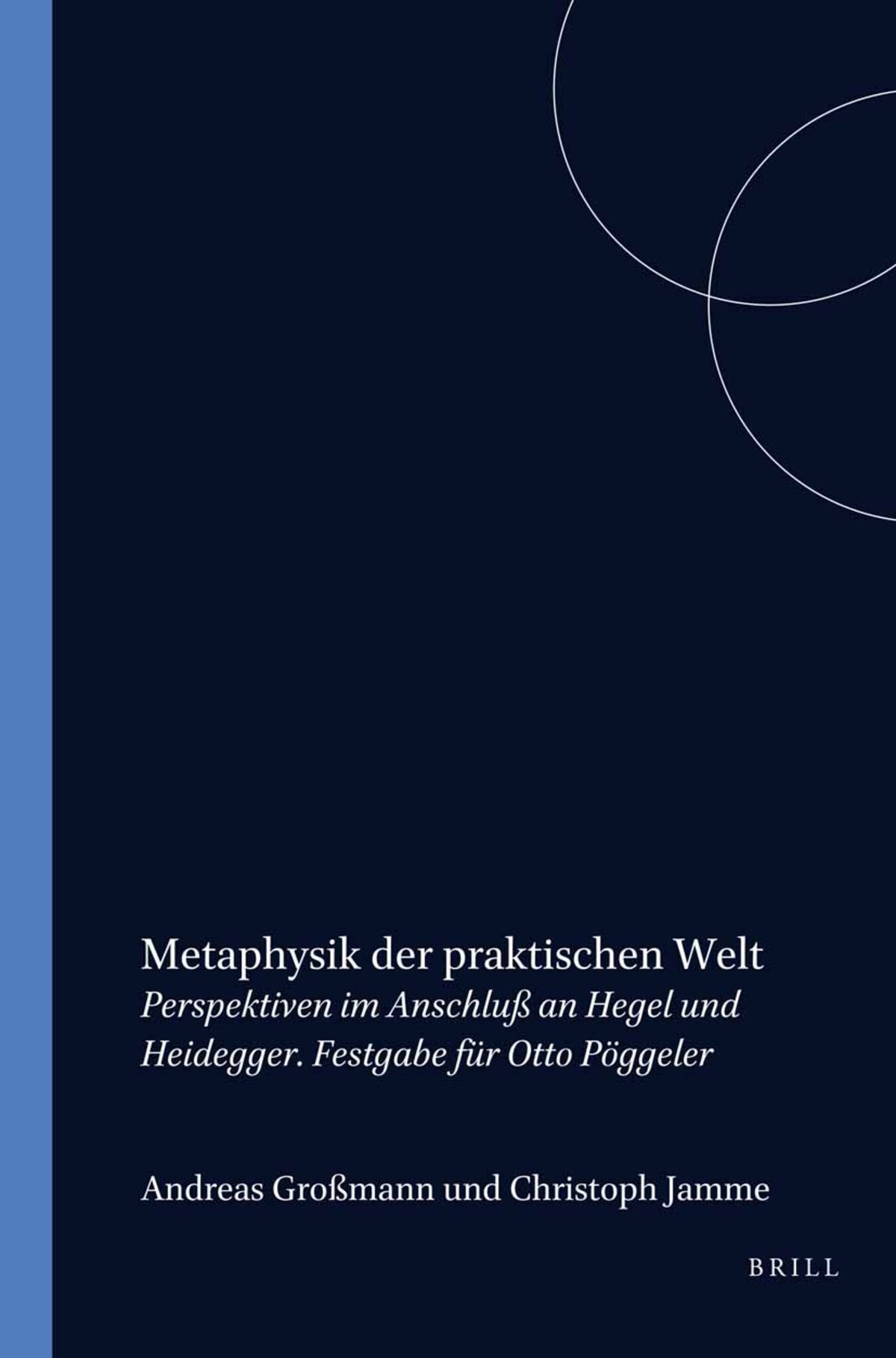 Cover image for Metaphysik der praktischen Welt ISBN 9789042006997