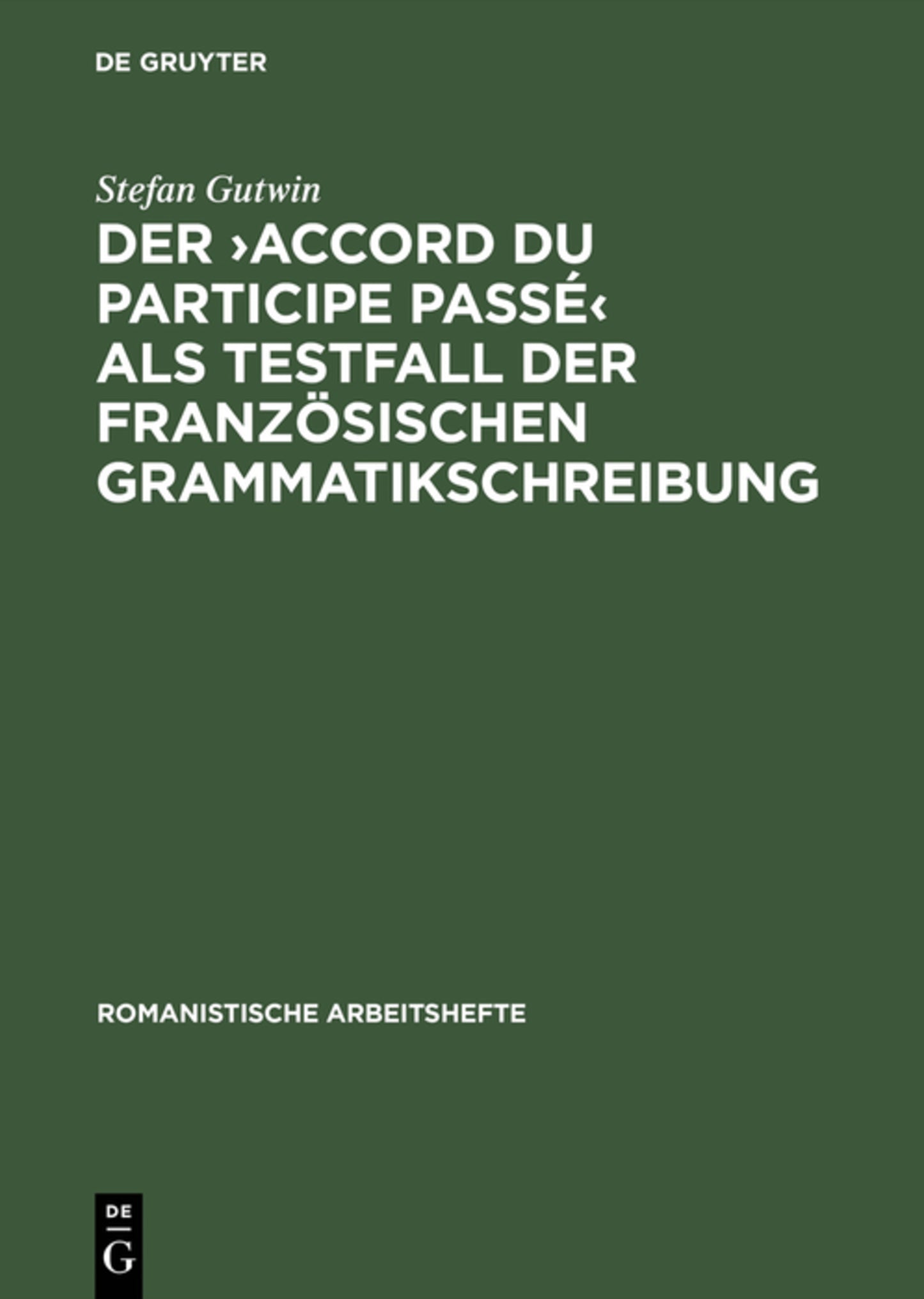Der >accord du participe passé