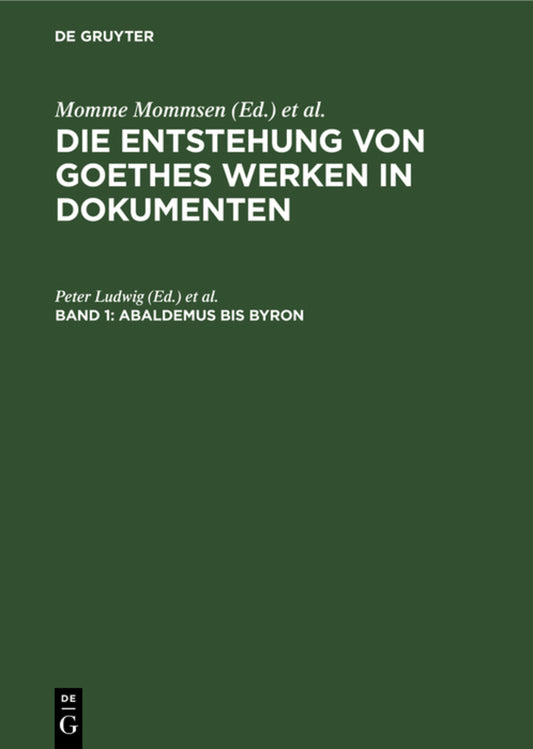 Abaldemus bis Byron