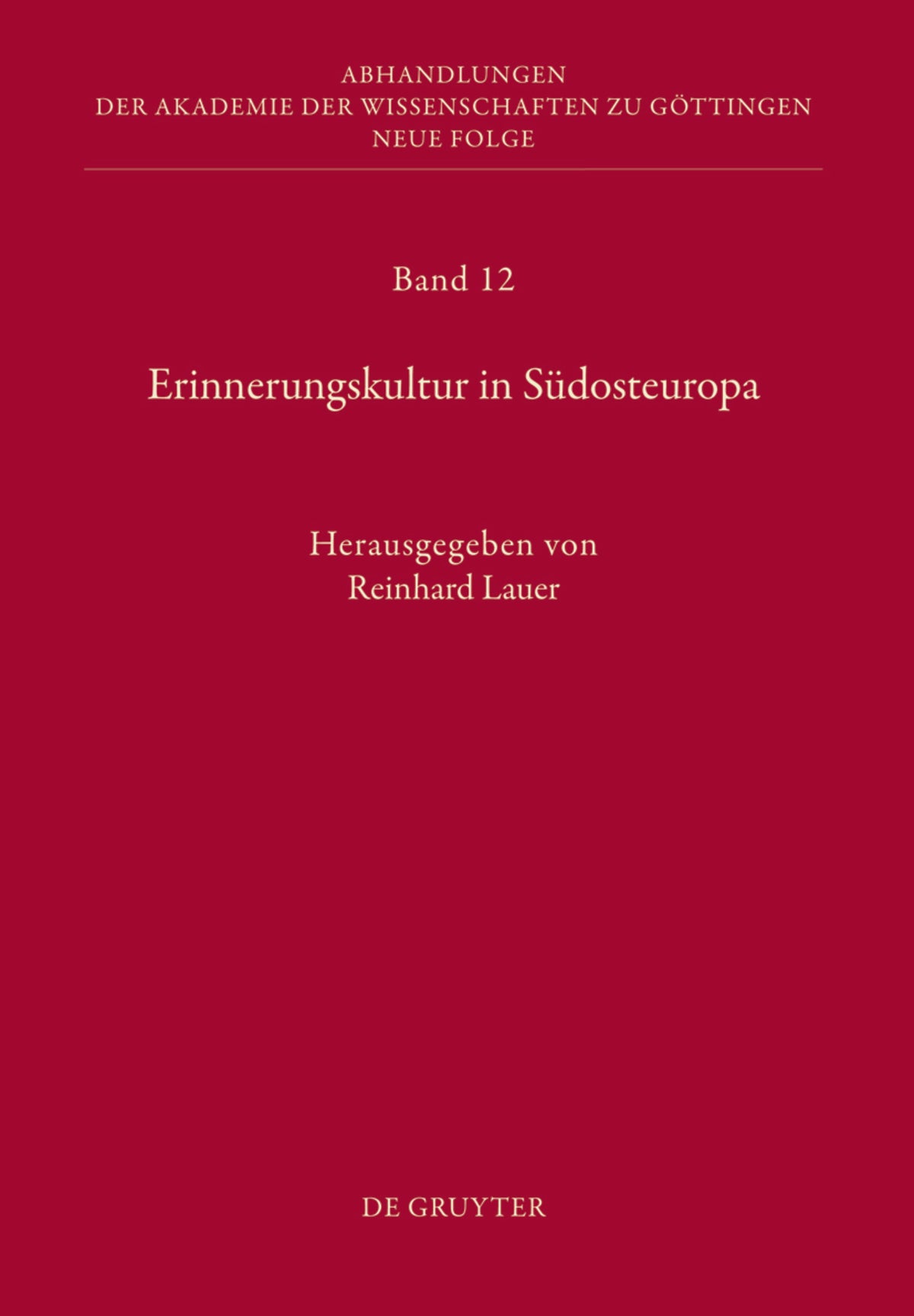 Erinnerungskultur in Südosteuropa