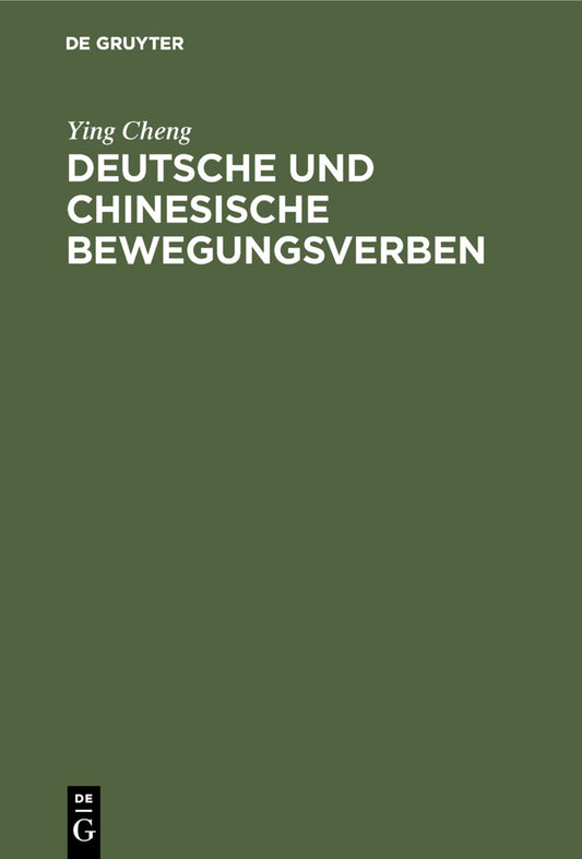 Deutsche und chinesische Bewegungsverben