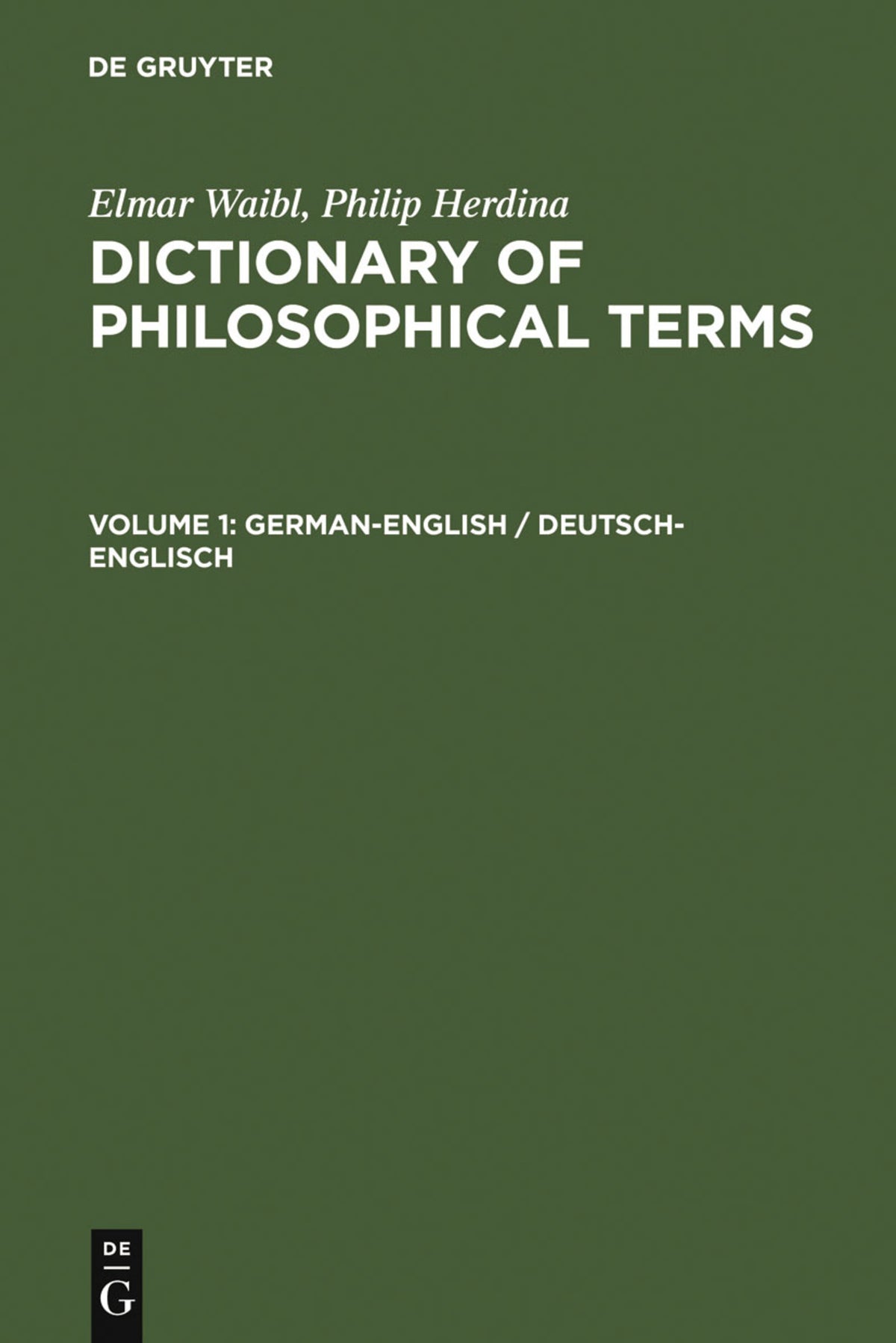 Cover image for German-English / Deutsch-Englisch ISBN 9783598113413