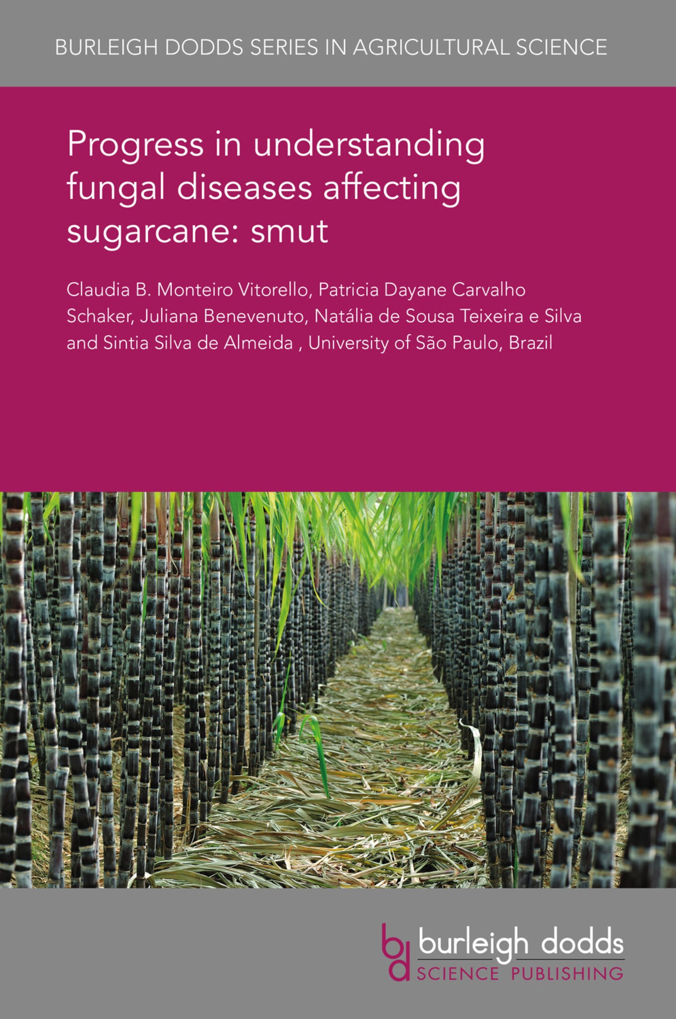 Cover image for Progress in understanding fungal diseases affecting sugarcane: smut ISBN 9781838797201