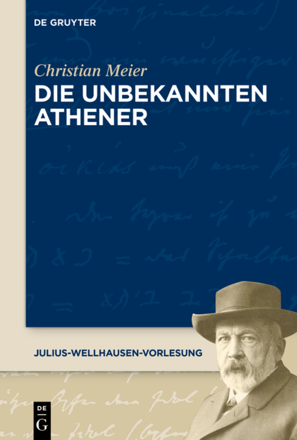 Cover image for Die unbekannten Athener ISBN 9783110699067