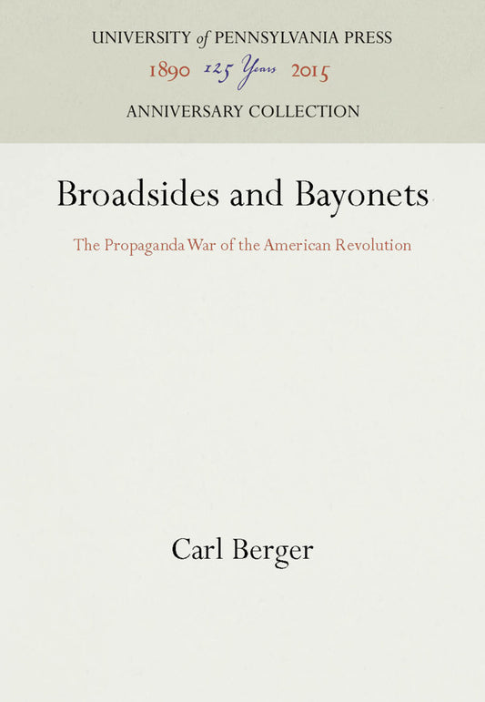 Broadsides and Bayonets