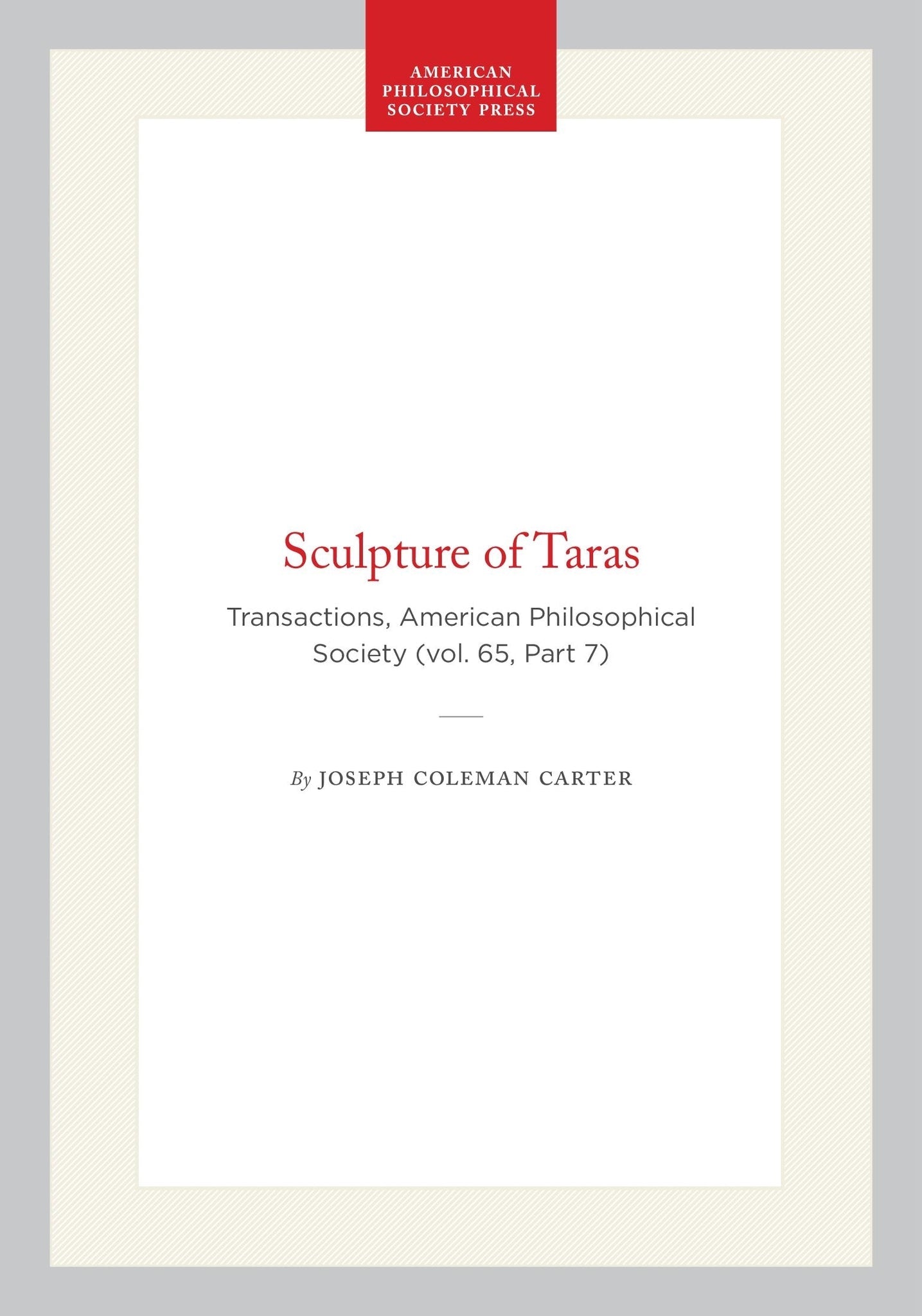 Sculpture of Taras