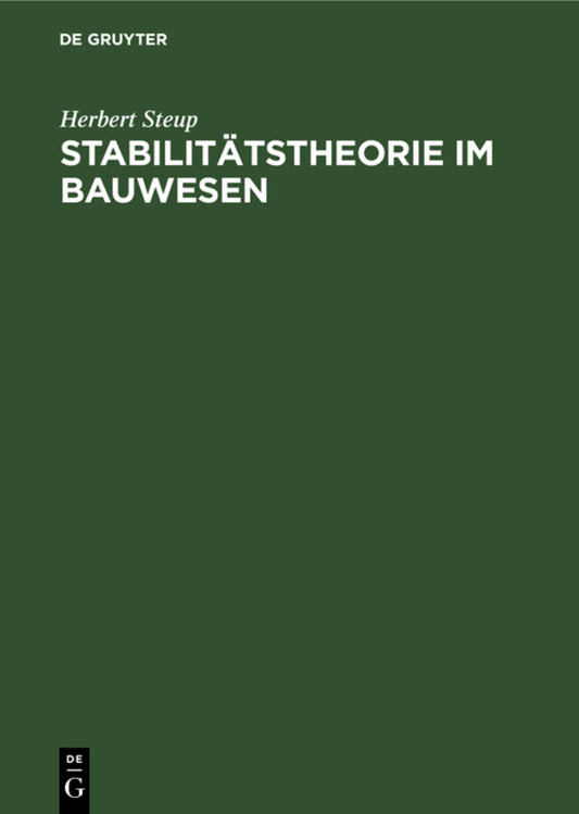 Stabilitätstheorie im Bauwesen