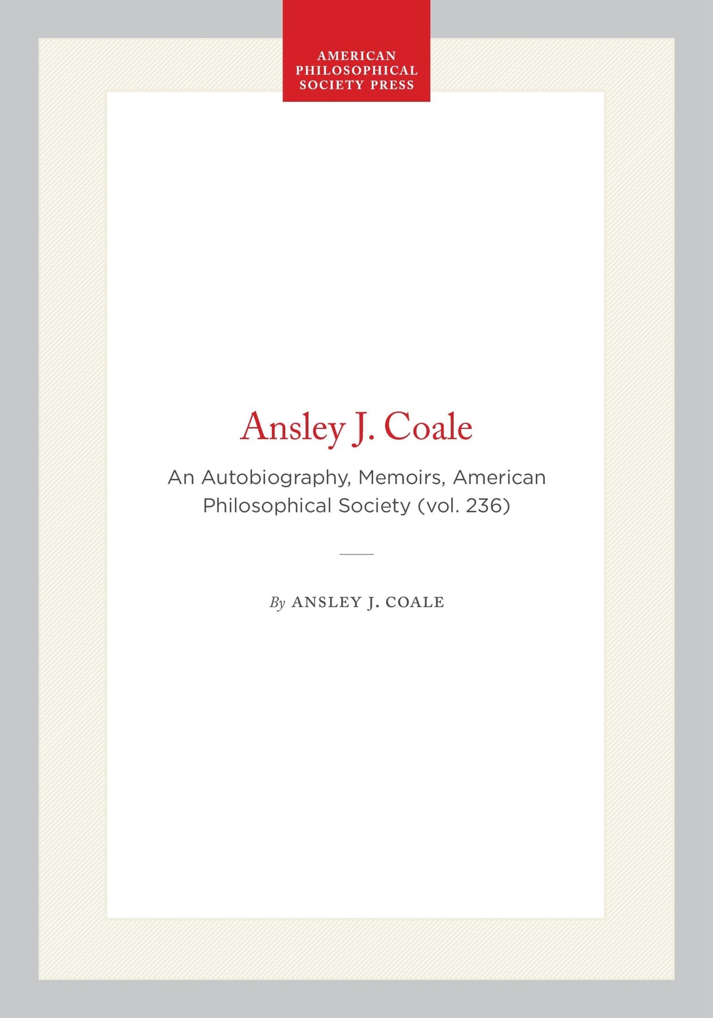 Ansley J. Coale