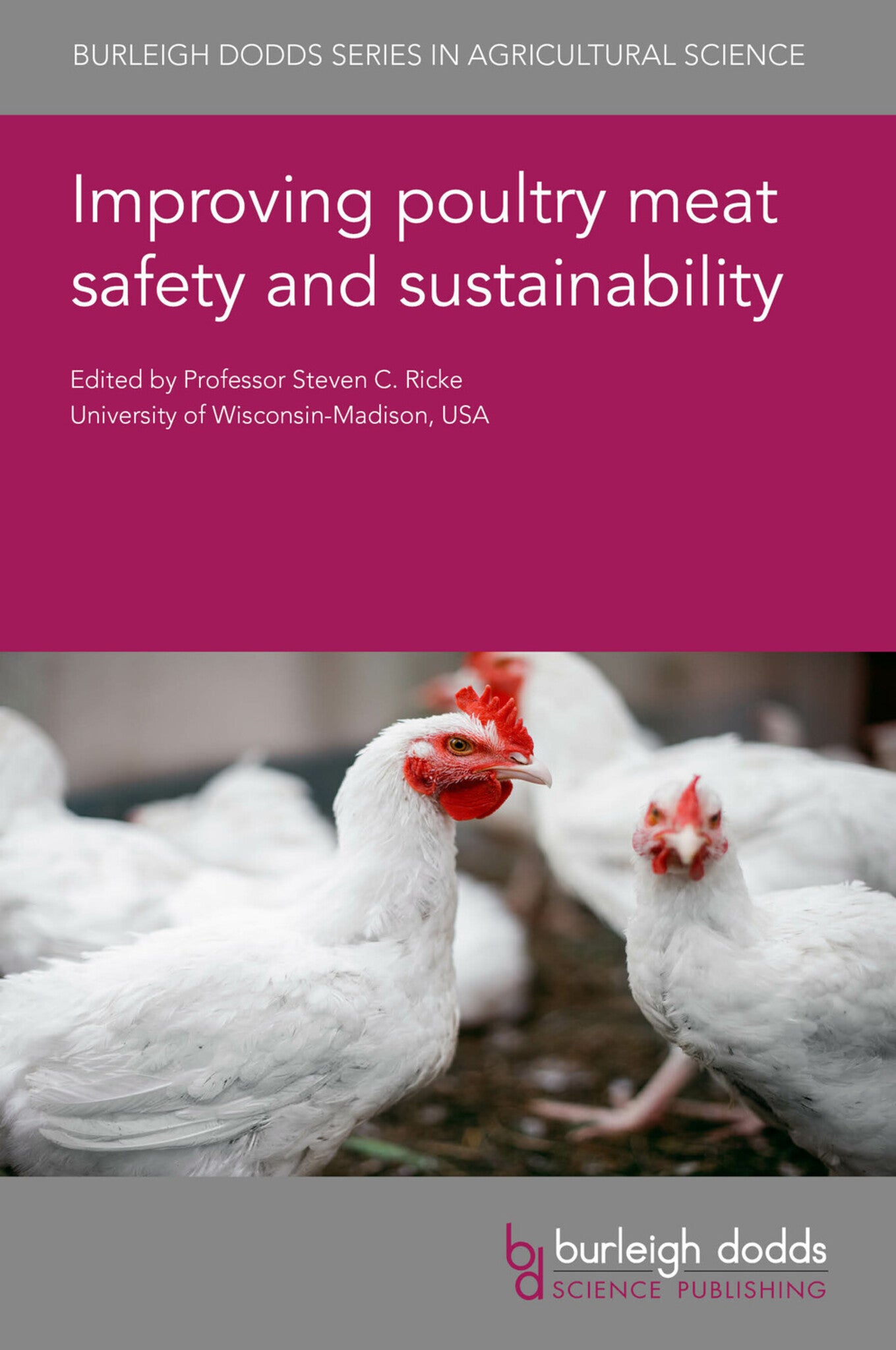 Cover image for Improving poultry meat safety and sustainability ISBN 9781801467896